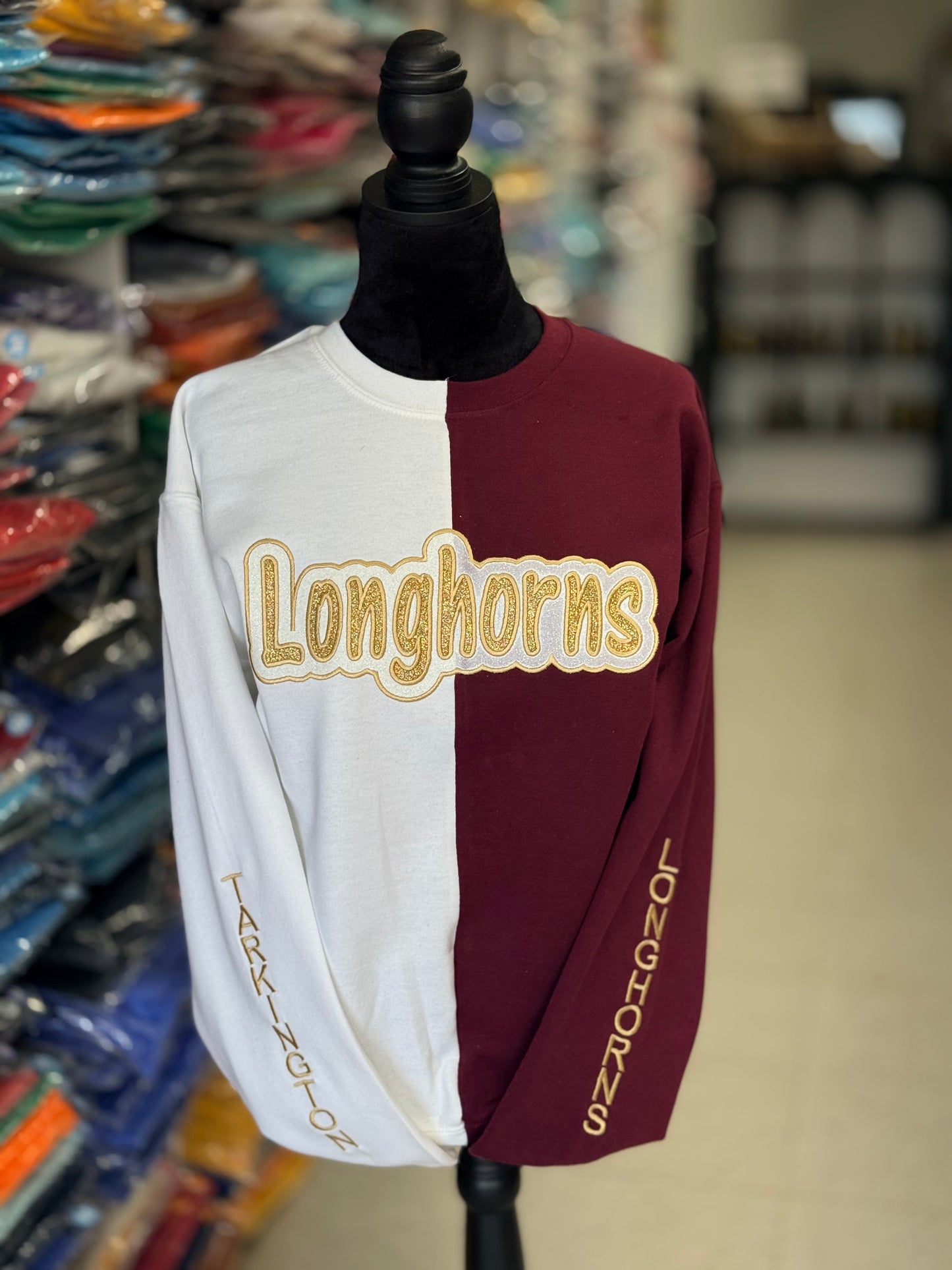 Split Color Spirit Sweater- Pre Order