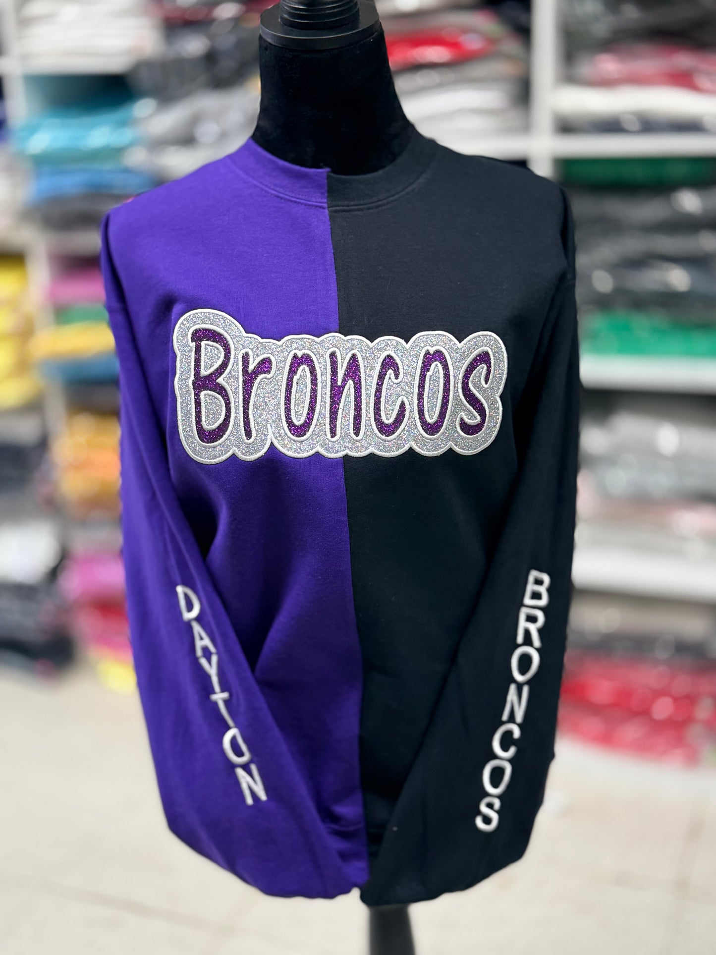 Split Color Spirit Sweater- Pre Order