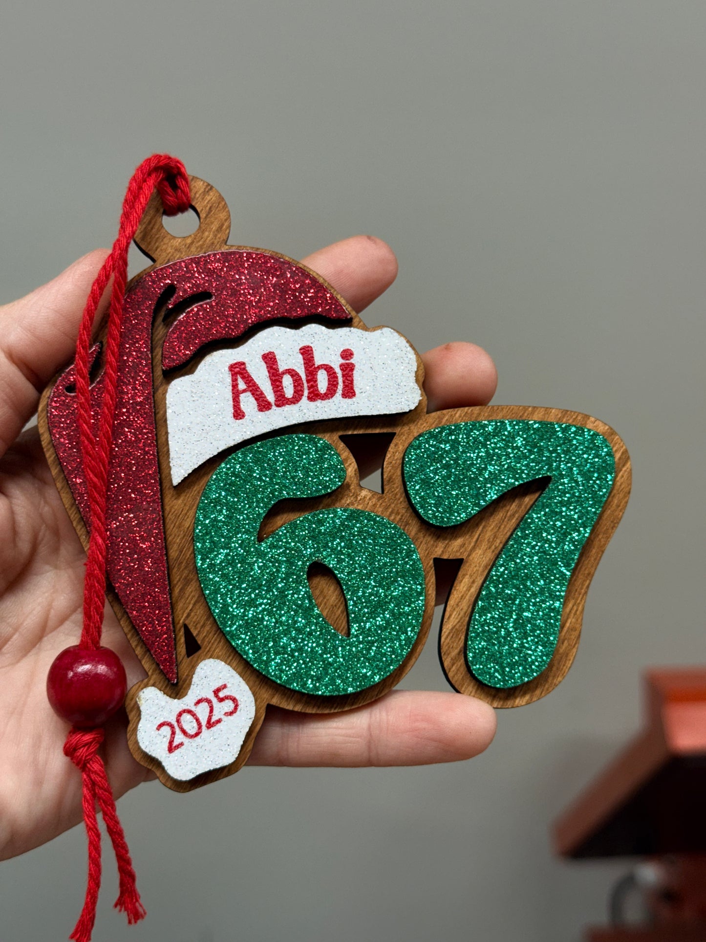 67 Ornament Santa hat